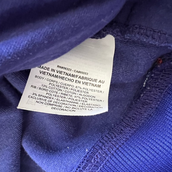 Women's Nike with White trim Full Zip hoodie Jacket blue - Picture 5 of 5